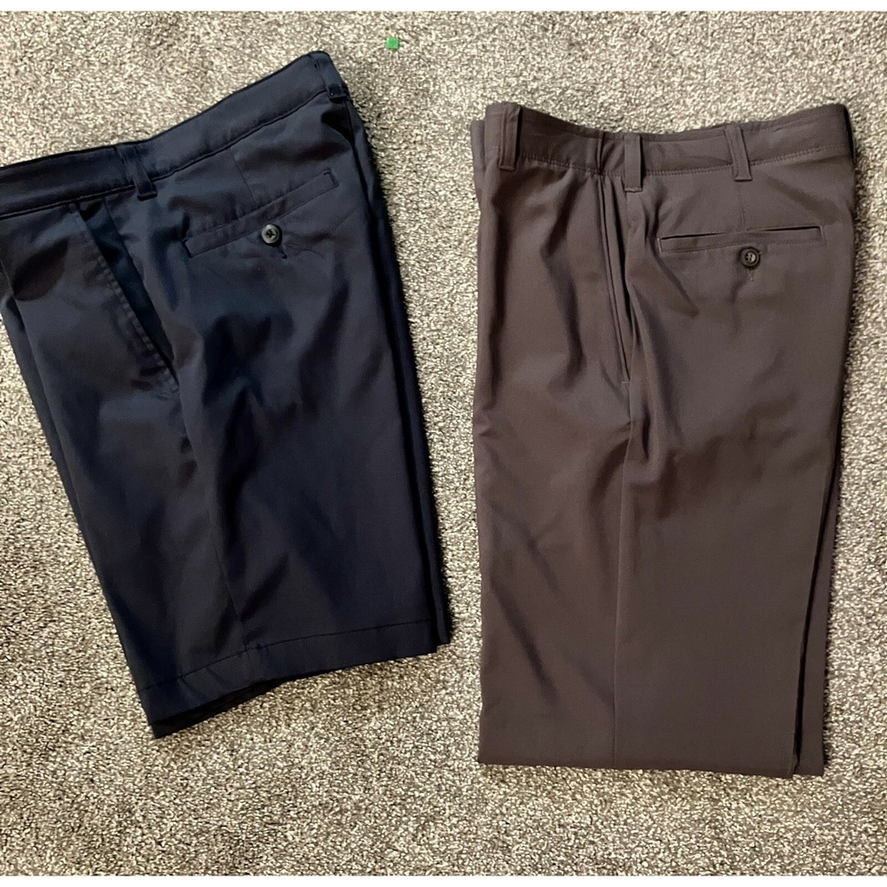 Ben Hogan Lot 2 Golf Pants Shorts 30 Navy Gray Stretch Men's